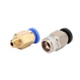 thumbnail image 3 of Copper Stainless Steel 6Mm Thread Diameter Pneumatic Connector, Straight Pneumatic Connector, Extruders for Bowden Extruders, 3 of 8