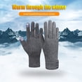 thumbnail image 2 of Bewildely Manoplas de barra de bicicleta Guantes de pantalla táctil Unisex Antideslizante Protección contra la frialdad Manos Accesorios Ropa deportiva Suministros térmicos Tipo3 Bewildely HA060059-03B, 2 of 6