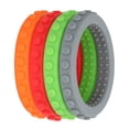 thumbnail image 4 of Pulsera De Mordedores Para Bebés, Anillos Circulares Para Alivio De Las Encías, Pulsera De Mordedores De Silicona Resistente Al Calor Para Recién Nacidos Para El Período De ANGGREK Otros, 4 of 8