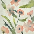 thumbnail image 2 of Zarris, Chariklia 15x15 White Modern Wood Framed Museum Art Print Titled - Blush Pink Blooms II, 2 of 4