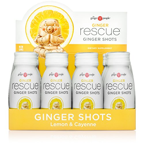 The Ginger People Ginger Rescue Lemon & Cayenne Ginger Shots, 2 Ounce