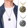 thumbnail image 2 of YSABOXY Accessoires de Mode Simples Hip-hop Collier Pendentif Cercle W6 Pendentif V6J5, 2 of 5