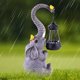 thumbnail image 1 of Adorno solar divertido de elefante con s pájaros decoración de elefante de la suerte para decoración de jardín al aire libre regalos del día de la madre para mujeres esposa y mamá, 1 of 6