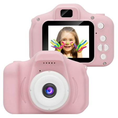 Kids Digital Video Camera Mini Rechargeable Children Camera Shockproof 8MP HD Toddler Cameras Child Camcorder Best Birthday Gifts for Kids HD