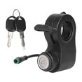 thumbnail image 1 of 5pin Integrated Throttle Switch Lock - Electric Scooter Ignition Lock For Kukirin G2, Max, 1 of 5