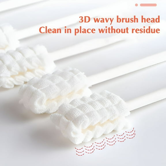 ACDANC Baby Tongue Cleaner-Soft Gauze,Biodegradable Handle,Promotes Oral Hygiene