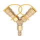 thumbnail image 1 of Piezas Separadoras Divisor de 3/8 Y Accesorios de Adaptador de Conexión Rápida Resistente para Pozos de Casas Rodantes, 1 of 9