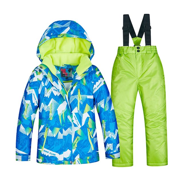 Niños Traje De Esquí Esquí / Chaqueta De Snowboard Pantalones Verde Talla 12 (133-140cm) SM SunniMix niños traje de nieve