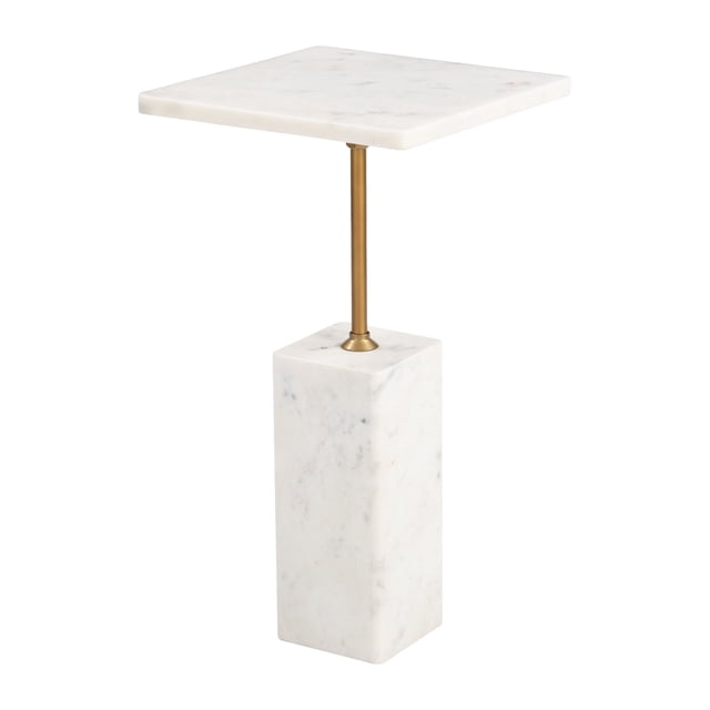 Mesa Lateral Naht Blanco Kessa Muebles