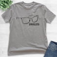 thumbnail image 2 of Kids Bookish T-shirt, Youth Kids Boy Girl T-Shirt, Glasses T-shirt, Reading T-shirt, Hipster Tee, Book Lover Tee, Dark Heather Gray, X-Small, 2 of 4