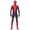 Red, variant on HTQWLP Halloween Superhero Fancy Dress Costumes, Superhero Onesie Cosplay Outfits with Masks, One-Piece Superhero Jumpsuit, Halloween Party Dress up Performance Costume for Men, Black/M