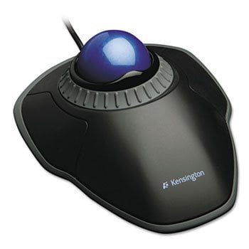 Kensington Orbit 72337 Trackball with Scroll Ring - Optical - USB - Black K72337US