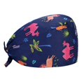 thumbnail image 5 of 8 Pcs Gourd Caps Nurse Long-time Service Pure Color Dull Polish Printed Professional Assorted Colors Work Uniform Operating Hats L06, 5 of 5