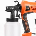 thumbnail image 3 of Pistola de pintura eléctrica HVLP de 400 W con compresor, 110 V, enchufe estadounidense Naranja, 3 of 9