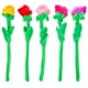 thumbnail image 1 of 5 rosas artificiales para decorar con flores falsas, adornos de rosas de peluche para niños., 1 of 6