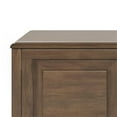 thumbnail image 4 of Connaught 51" WD Wood Traditional Storage Bench Trunk in Natural Aged Brown, 4 of 7