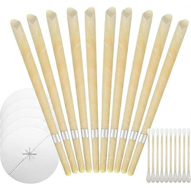 For 10 Pack Beeswax Ear Candles For Ear Candling Wax Removal Ear Candling Candles For Wax Removal