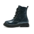 thumbnail image 5 of kkdom Boys Girls Kids Combat Boots Unisex Blue 11.5 Little Kid, 5 of 7