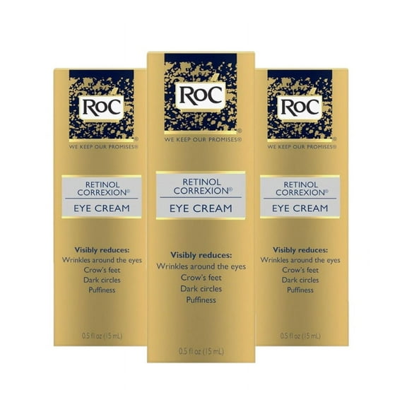 RoC Retinol Correxion Eye Cream 0.50 oz (Pack of 3)