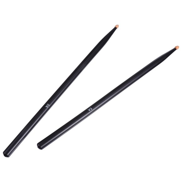 Minkissy 1 Pair 15.92X0.59X0.59in Wood Drumsticks Black 5A Percussion Stick for Everyday Practice and Concerts