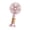 Pink, variant on Tibvox Outdoor Portable Handheld Powerful Desk Fan Light Weight Coolers Enduring