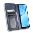 thumbnail image 4 of Compatible with TCL 20B Case Magnetic Closure Vintage Pattern PU Leather Wallet Cover with Card Slots-Blue, 4 of 5