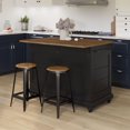 thumbnail image 2 of Dorel Living Kelsey Kitchen Island with 2 Stools, 2 of 9
