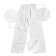 thumbnail image 3 of Uniforme deportivo de taekwondo de algodón completo, traje de karate para adultos y niños (120), 3 of 11