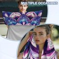 thumbnail image 5 of Uorisanigo Car Seat Towel Cover Front Car Seat Covers Universal Purple Mandala Floral Front Seat Cover Easy to Install Post Workout Sweat Washable Cover Fit Most Car, Truck, Suv, or Van, 5 of 8