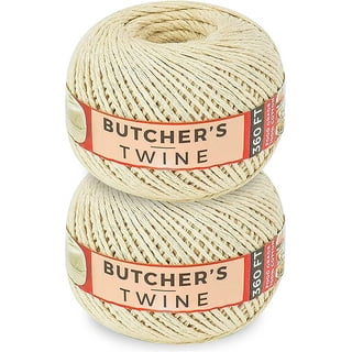 Ohtomber White Cotton Butchers Twine - 656 Feet 2MM Thick String, Kitchen  Cookin