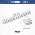 thumbnail image 2 of Uxcell 2Pack Round Steel Rods, 11mm x 100mm SKD11 Steel Solid Lathe Bar Stock Tool, 2 of 6