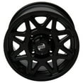 thumbnail image 3 of 4/156 Tusk Tintic Wheel 15x7 4.0 + 3.0 Matte Black for Polaris General Xp 4 1000 Troy Lee Designs Edition 2022, 3 of 8
