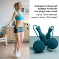 thumbnail image 1 of 1 par de cuerdas de saltar sin cuerda ponderadas, cuerda de saltar de entrenamiento de espuma viscoelástica, cuerda de saltar inalámbrica silenciosa para hombres, mujeres y niños, Fitness en interior, 1 of 5