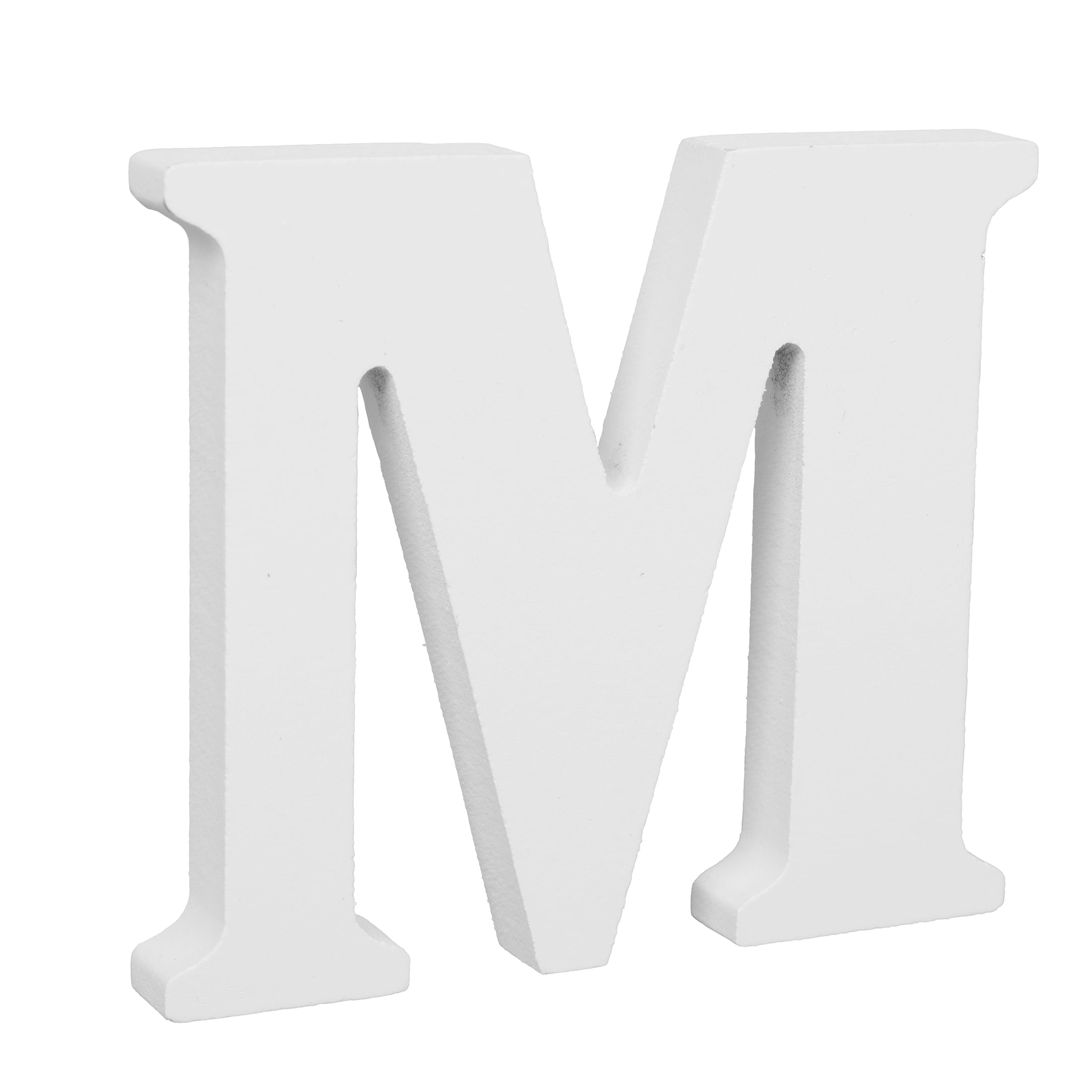 (3 pack) Cousin DIY 3" White Wood Letter M