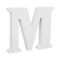 thumbnail image 3 of Cousin DIY 3" White Wood Letter M, 3 of 8