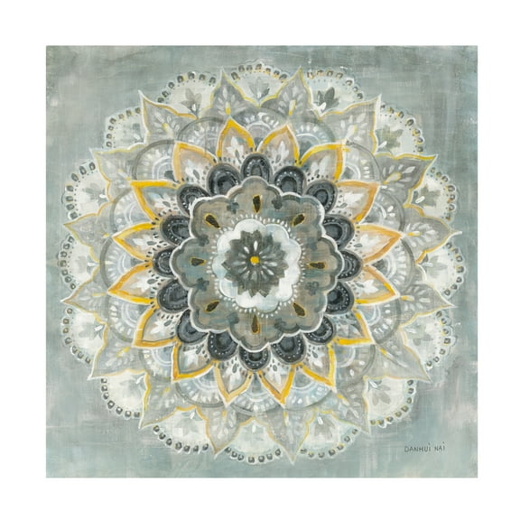 Trademark Fine Art 'Sunburst Mandala' Canvas Art by Danhui Nai