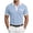 A Sky Blue, variant on Golf Shirts for Men Turndown Collar Short Sleeve Polos Color Block Stretch Daily Casual Stylish Shirt,Sizes S-3XL