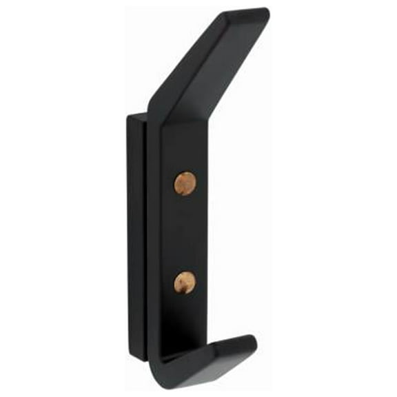 National Hardware N337-918 Reed Geometric Wall Hook, Matte Black - Quantity 10
