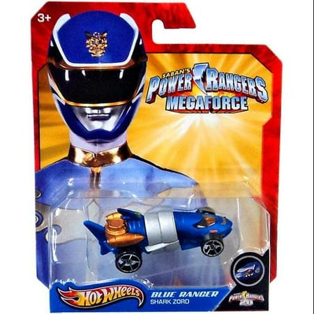 Power Rangers Megaforce Hot Wheels Blue Ranger Shark Zord 1:50 Diecast Car - Walmart.com