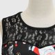 thumbnail image 5 of Moda mujer encaje una línea Flare vestido Vintage Prom Swing sin mangas estampado Navidad vestido de fiesta de Navidad Pompotops ghjkhdj1037, 5 of 9