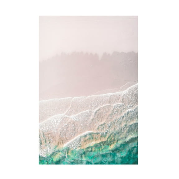 Canvas Wall Art - Incado 'Wave Detail' Wall Art for Living Room, Bedroom, or Office Décor by Trademark Fine Art - 12 x 19 Inches