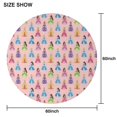 thumbnail image 6 of Colorful Princess Pattern Round Tablecloth 60"x60",Wrinkle Wipeable Table Cloth for Kitchen Dining Room Picnic Patio Party, 6 of 6