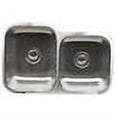 thumbnail image 2 of NS6040-16 - 32 Inch 60/40 Double bowl Undermount Stainless Steel Kitchen Sink, 18 Gauge, 2 of 2