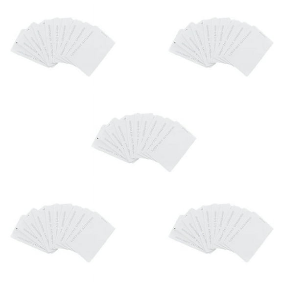 50 Pcs White 125Khz 0.8mm RFID Access Proximity Card,50 x RFID cards,White