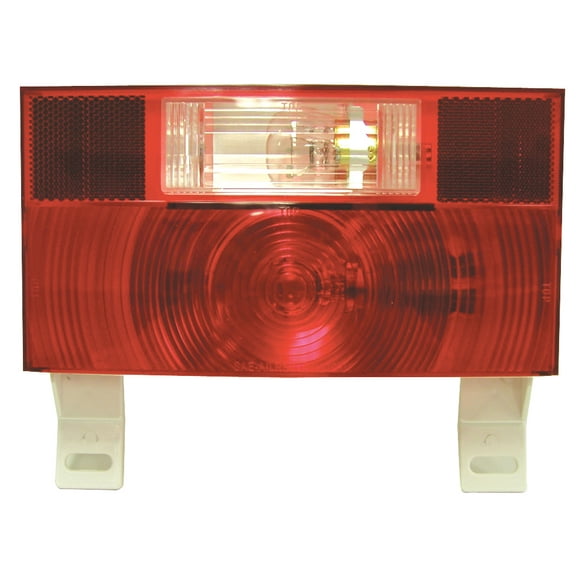 Peterson Manufacturing Red V25914 Stop, Turn, Tail License Reflex-with Integral Back Up Light