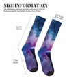 thumbnail image 5 of Bixox Color Explosion Makeup Brush Print Compression Socks,Compression Socks Women & Men Circulation for Medical,Running,Athletic, 5 of 7