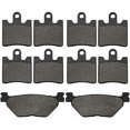 thumbnail image 1 of HAHDAXIA Motorcycle Front and Rear Brake Pads for Yamaha FJR1300 FJR 1300 A/AE/AS 2006 2007 2008 2009 2010 2011 2012 2013-2020 (Color : Front and Rear), 1 of 4
