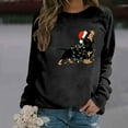 thumbnail image 4 of Cute Dog Sweatshirts for Women 2025 Long Sleeve Dog Graphic Sweatshirt for Lovers Pullover Tops, 4 of 8