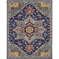 thumbnail image 1 of Amer Rug BOH50508 Tapis de Zone Tufté à la Main 5 x 8 Pieds - Bleu Violet, 1 of 1
