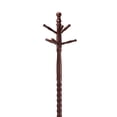 thumbnail image 3 of Traditional Style Coat Rack, Merlot Brown, 3 of 5